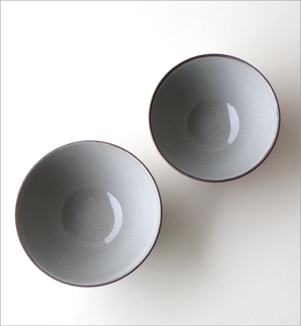 粉引 タコ唐草 夫婦茶碗(3)