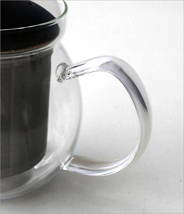 陶器蓋のガラスティーポット 玄(3)