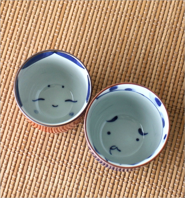 ひょっとこ、おかめ湯呑 2個セット(3)
