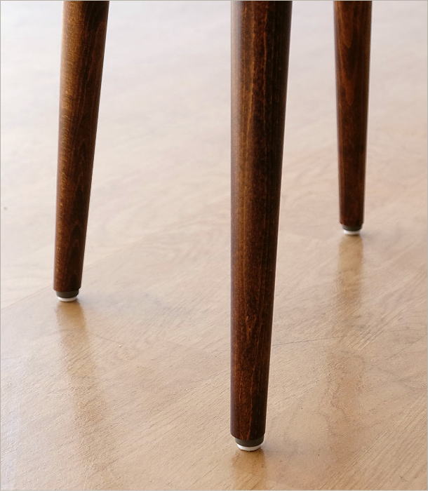 スツール ブラックウォールナット 一枚板 ミズナラ材 無垢 漆塗り 日本