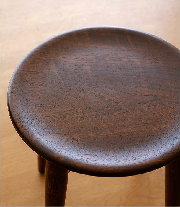 匠のスツール＆テーブル BKウォールナット(4)