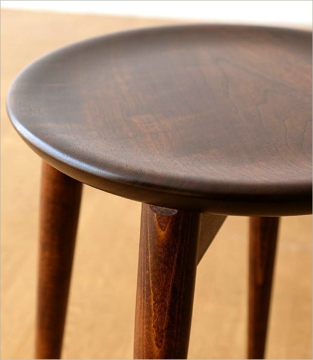 匠のスツール＆テーブル BKウォールナット(6)