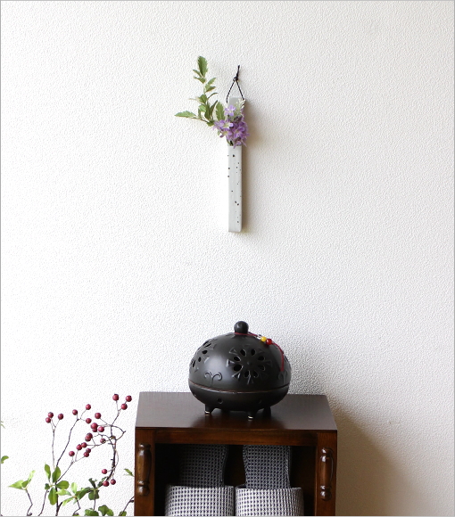 和陶器掛け花 八(6)
