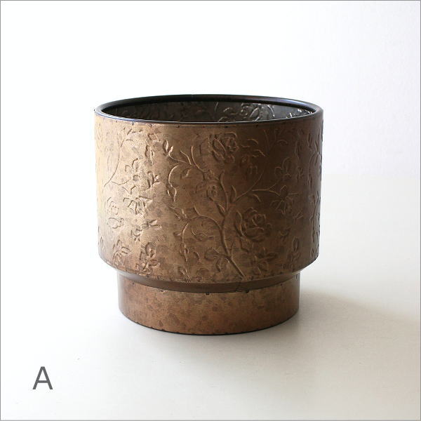 アイアンのリーフ ポット  2カラー(8)