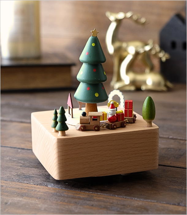 木製クリスマスオルゴール A(1)