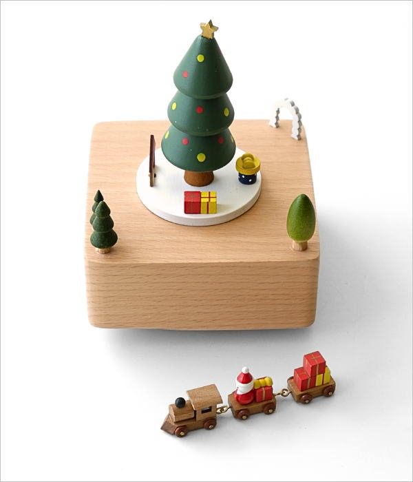 木製クリスマスオルゴール A(5)