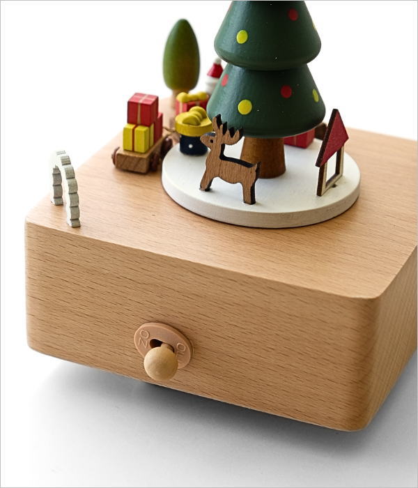 木製クリスマスオルゴール A(7)
