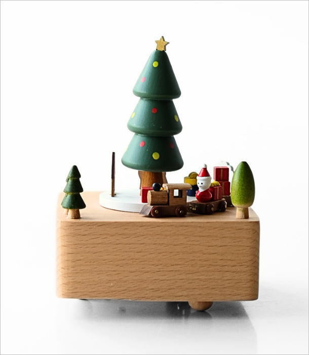 木製クリスマスオルゴール A(8)