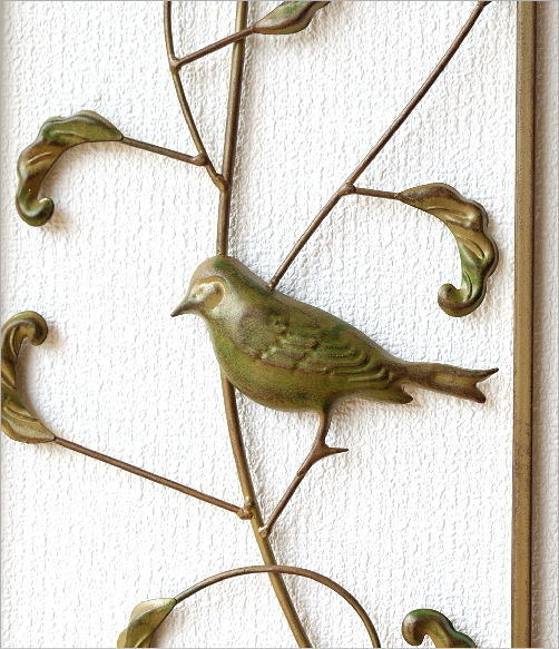 壁飾り アイアン アートパネル 鳥 壁掛け インテリア アート