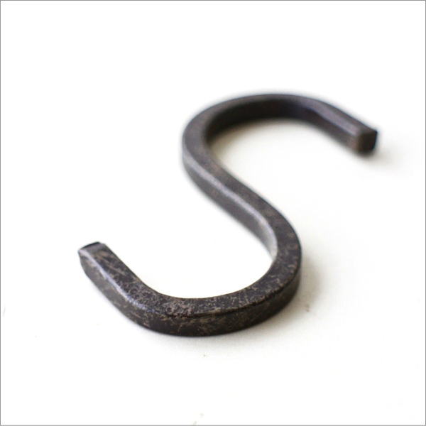 アンティークなミニS字フック5本セット(5)
