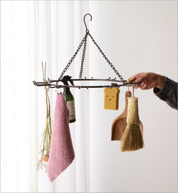 アイアンの吊り下げサークルハンガー(3)