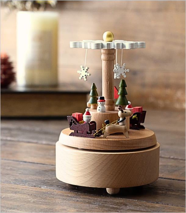 木製クリスマスオルゴール B(1)