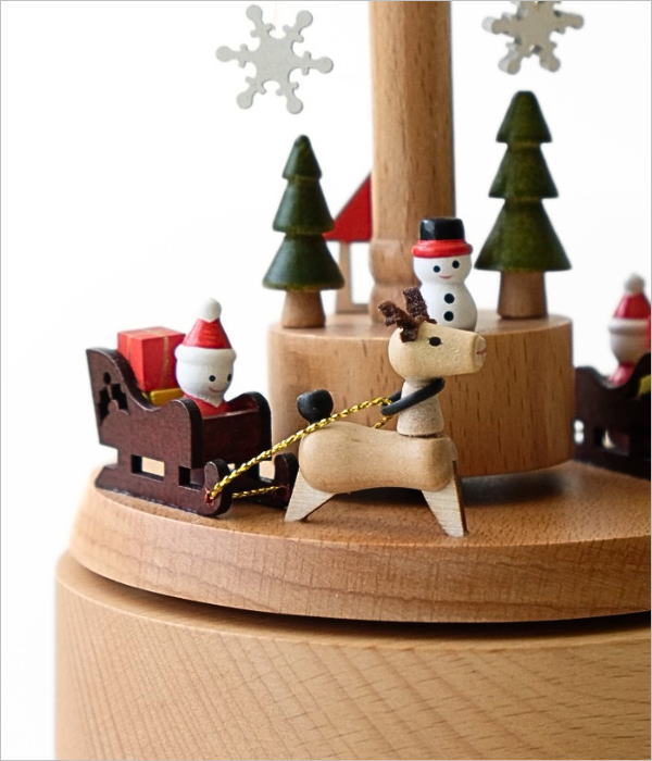 木製クリスマスオルゴール B(3)