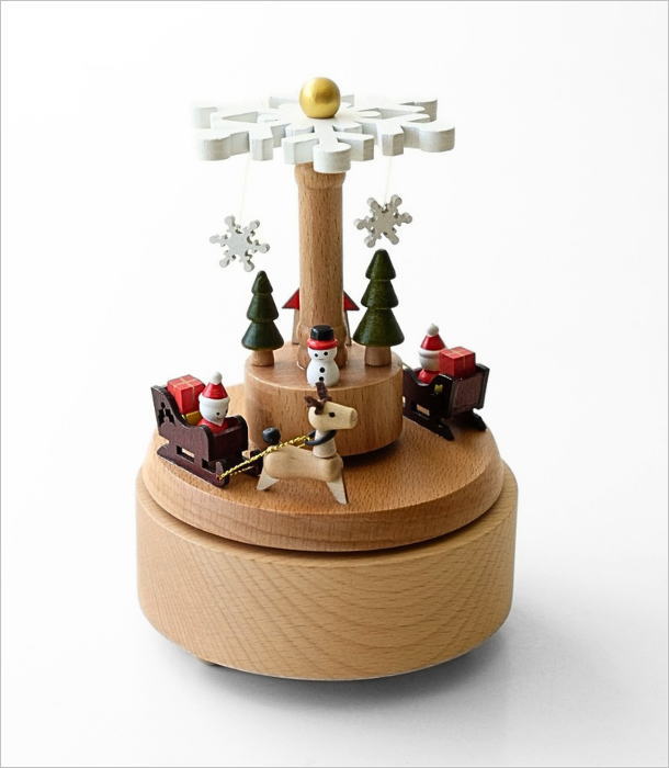 木製クリスマスオルゴール B(7)