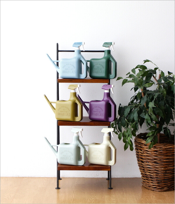 スプレー付きカラフルジョーロ 6カラー(1)