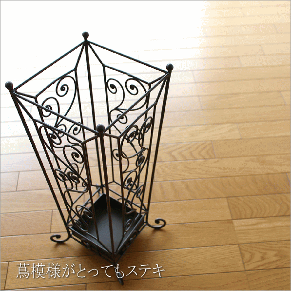アンティーク クラシック アイアン傘立て E(2)