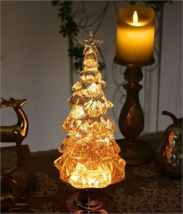 クリスマスツリー LED オブジェ 置物 おしゃれ Xmas LEDライト