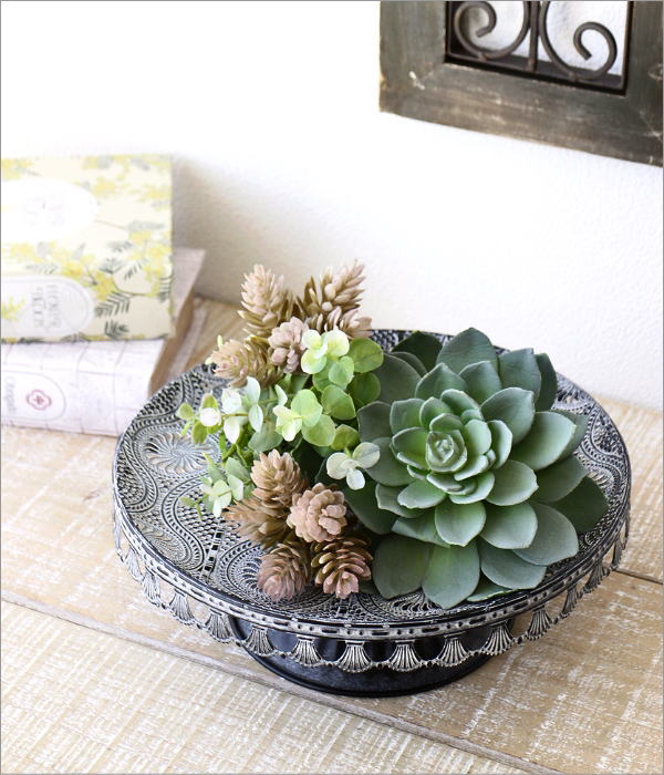 メタルフラワー トレイスタンド(1)