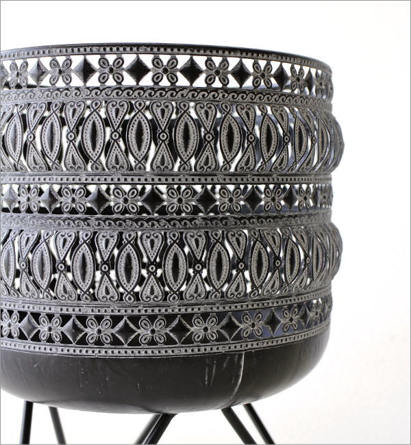 メタルフラワー バスケットスタンド Mサイズ(2)