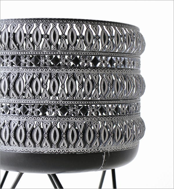 メタルフラワー バスケットスタンド Lサイズ(2)