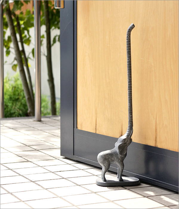 アイアン ドアストッパーエレファント(1)