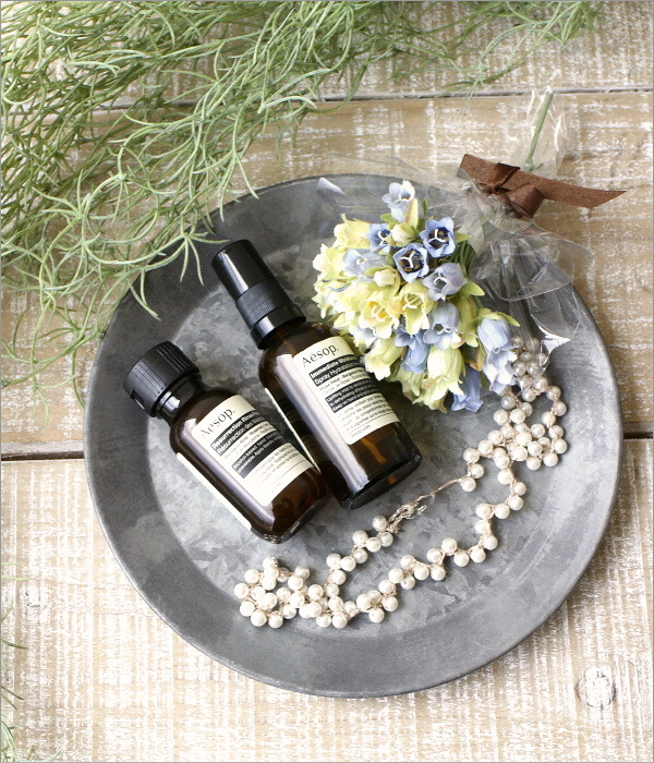 ブリキラウンドトレイ XL (1)