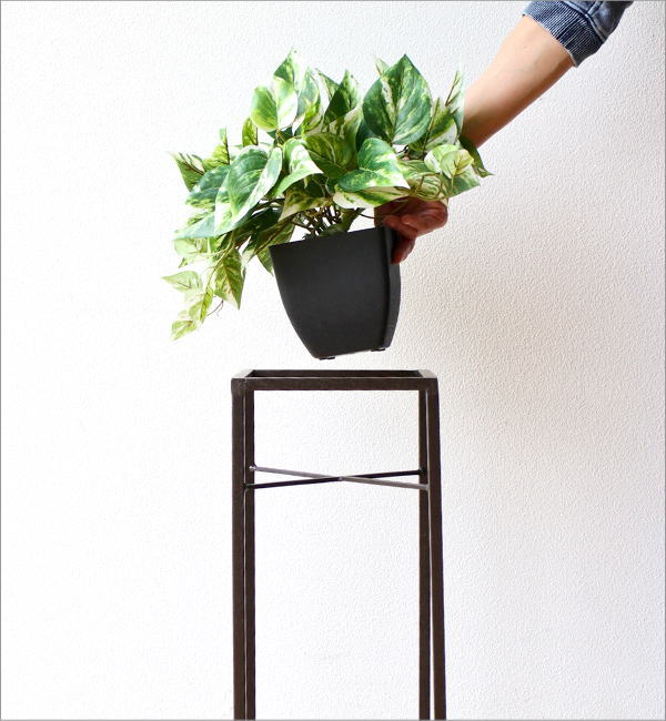 フラワースタンド アイアン 室内 屋外 ポットスタンド 鉢スタンド 花台