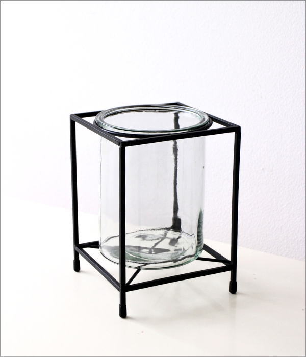 アイアンスタンド付きフラワーベース(7)