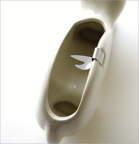 陶器の蚊遣り ネコ(2)