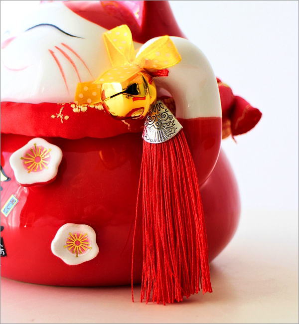 貯金箱 招き猫 置物 陶器 500円玉 金運 開運 おしゃれ 可愛い 金運来福