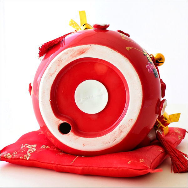 貯金箱 招き猫 置物 陶器 500円玉 金運 開運 おしゃれ 可愛い 金運来福