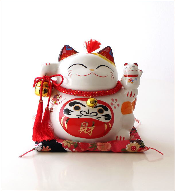 ビッグな招き猫の貯金箱 達磨(6)