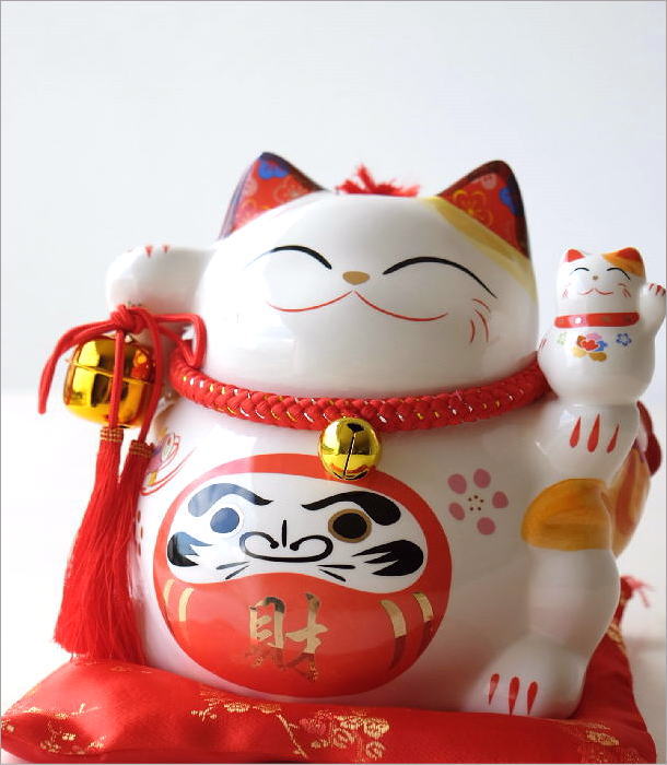 ビッグな招き猫の貯金箱 達磨(1)