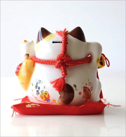 ビッグな招き猫の貯金箱 達磨(3)