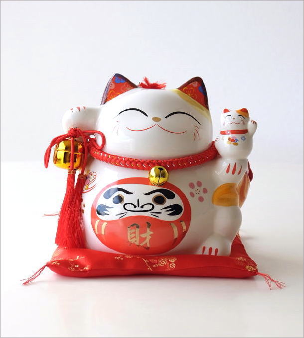 ビッグな招き猫の貯金箱 達磨(6)