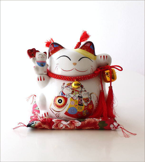 ビッグな招き猫の貯金箱 開運(6)