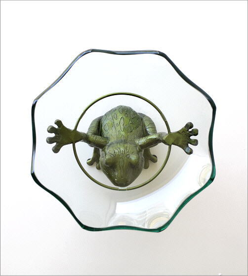 ガラスのウォーターベース 蛙(2)