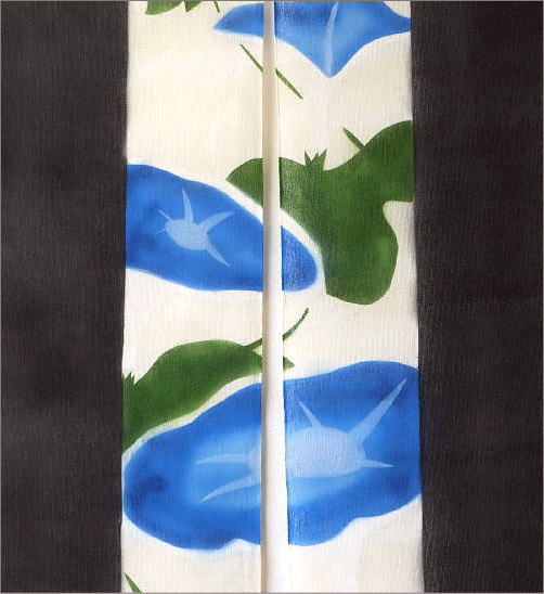 麻のれん 朝顔(3)