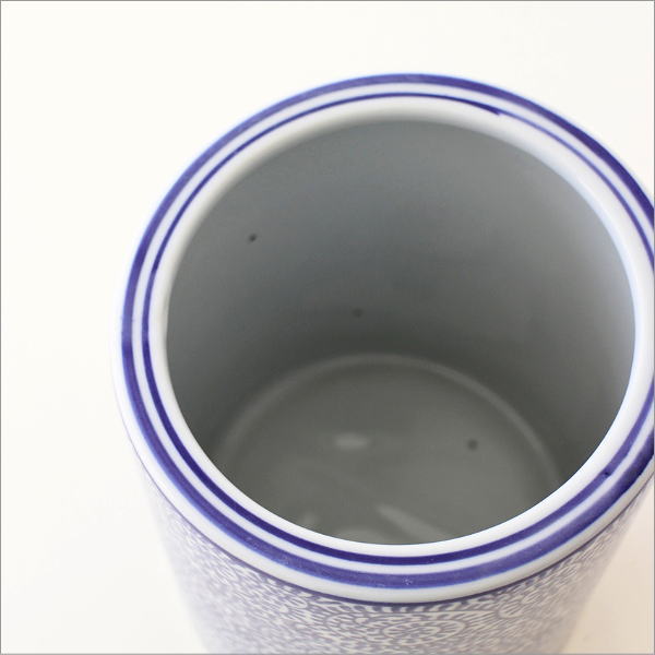 陶器の鉢カバー蛸唐草(3)