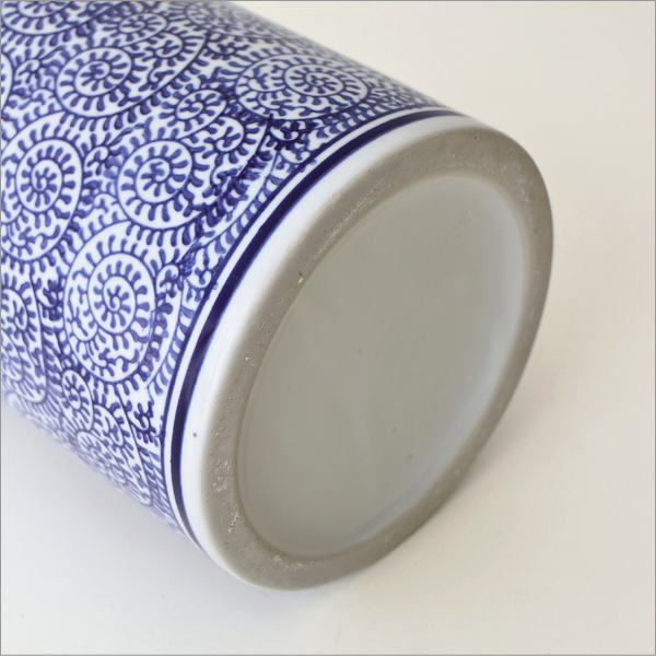 陶器の鉢カバー蛸唐草(5)