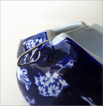 陶器かやり 藍うさぎ(2)