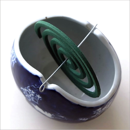 陶器かやり　藍うさぎ(3)