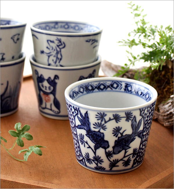 蕎麦猪口セット フリーカップ 磁器 陶器 おしゃれ デザートカップ 小鉢