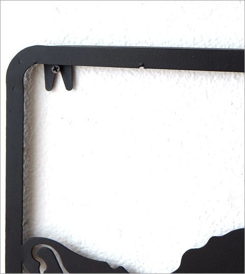 アイアンの壁飾り のぞきネコ(3)