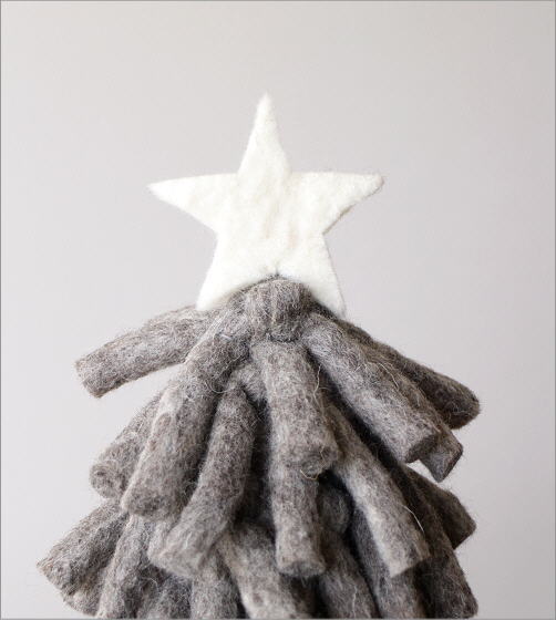羊毛フェルトのFringe tree 2カラー(2)