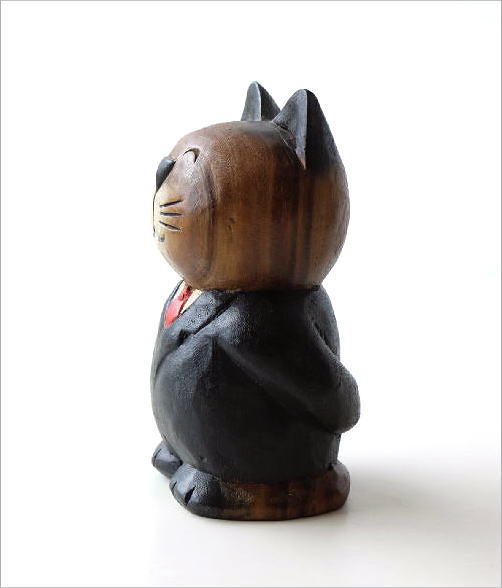 木彫りの社長ネコ(3)