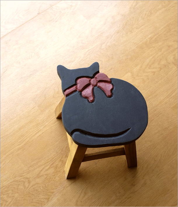 子供椅子 黒ネコさん(1)