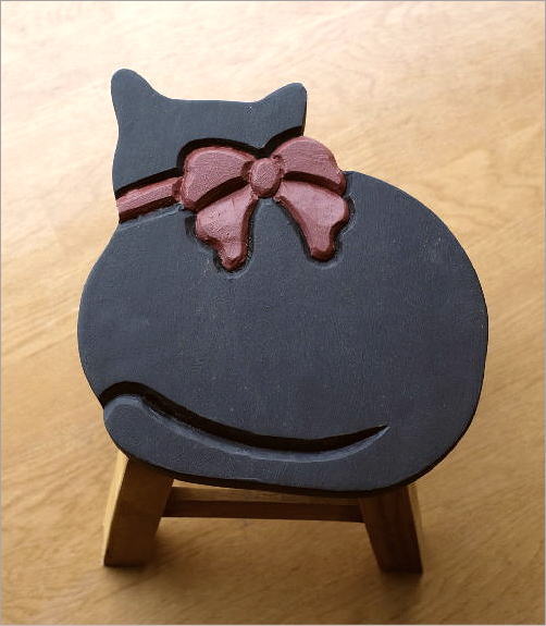 子供椅子 黒ネコさん(2)