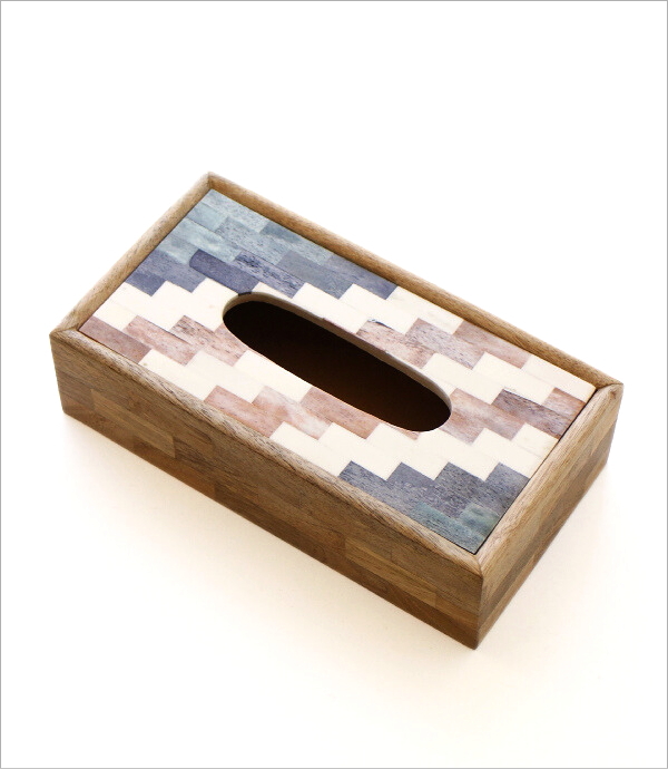 ボーンとウッドの ティッシュケース(6)