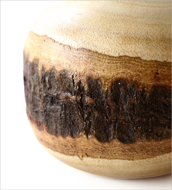 マンゴーウッドのフラワーベース(3)